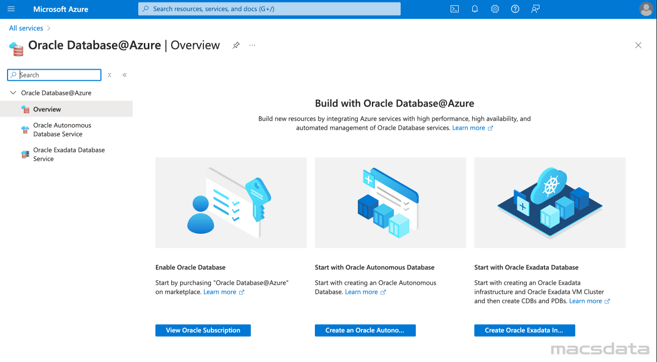 Oracle Database@Azure Overview