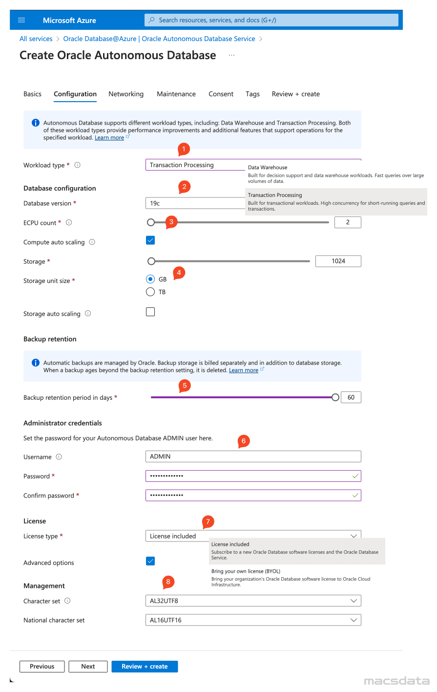 Create ADB Configuration